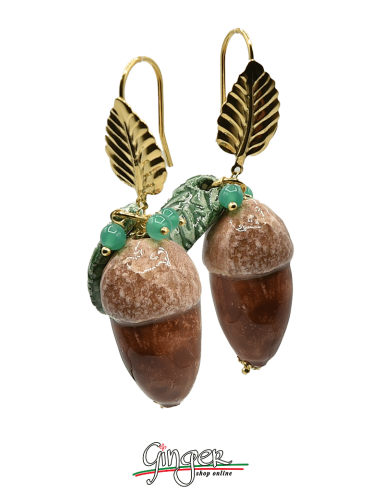 Orecchini Pendente Tamashii In Legno E Agata Rossa - Cordino In Cotone, Argento, Semipreziosa, 3,5cm