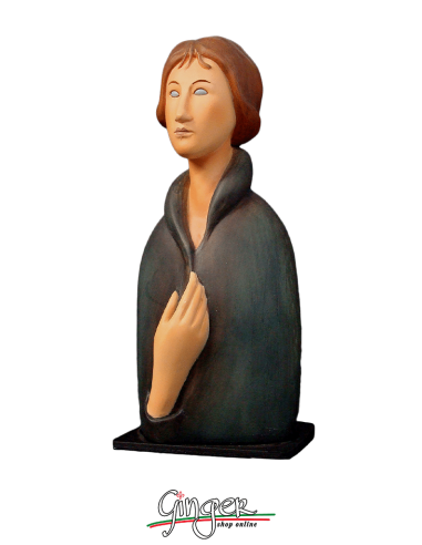 Modigliani: blue-eyed woman - 14,5 cm