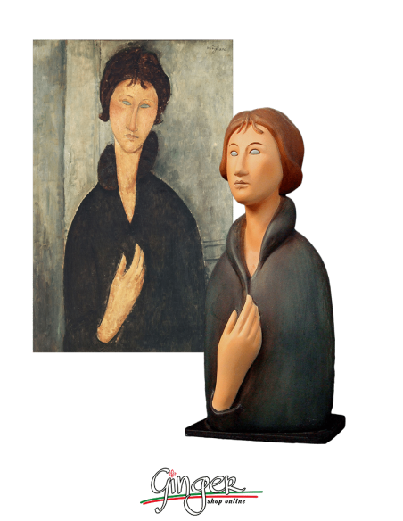 Modigliani: Donna dagli Occhi Azzurri - 14,5 cm