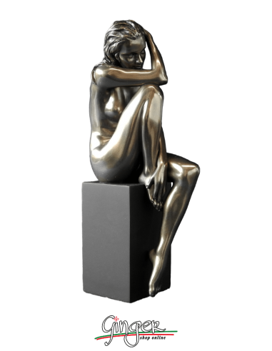 The Body: woman on cube B - 21 cm (8,27") height
