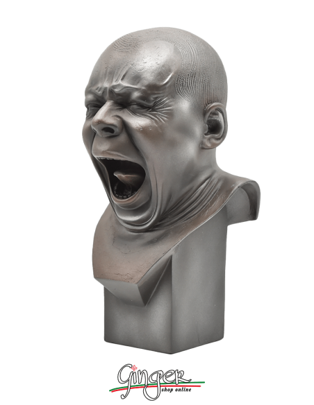 Messerschmidt: "Teste di Carattere" - Lo Sbadiglio - 19 cm