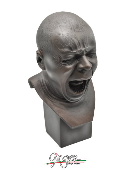 Messerschmidt: "Teste di Carattere" - Lo Sbadiglio - 19 cm