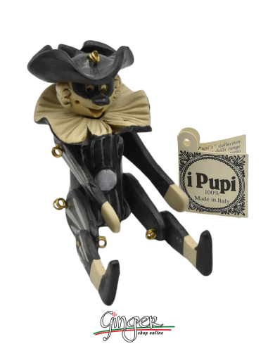 "i Pupi" Unique and collectible pieces: Italian Masks - height 13 cm (5.12") - Balanzone