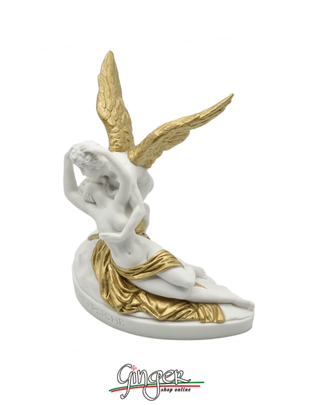 A. Canova - Cupid and Psyche 13 cm - (with the golden cloth)