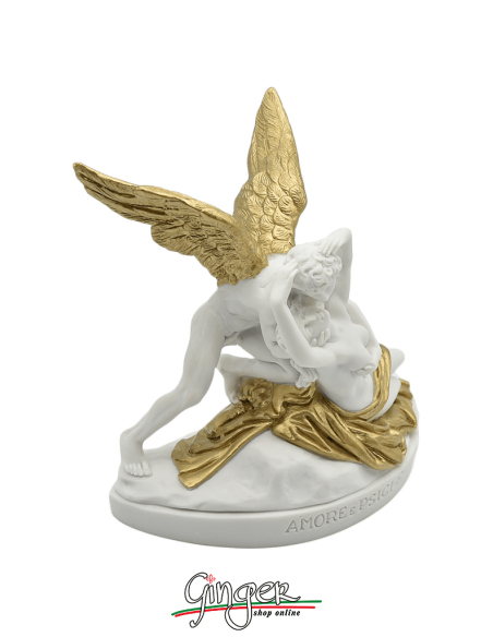 A. Canova - Cupid and Psyche 13 cm - (with the golden cloth)