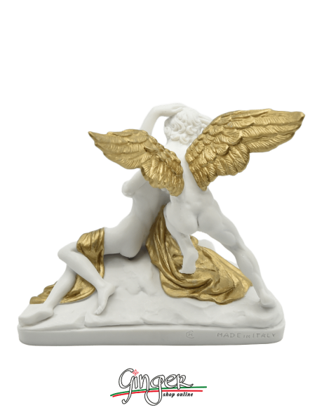 A. Canova - Cupid and Psyche 13 cm - (with the golden cloth)