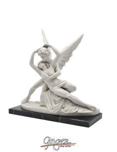 Antonio Canova - Cupid and Psyche - sculptor Ruggeri - 7.48 in. (19 cm) 2