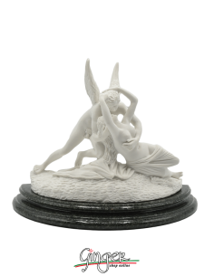 Antonio Canova - Cupid and Psyche - sculptor Giannelli - 5.91 in. (15 cm)
