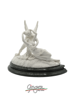 Antonio Canova - Cupid and Psyche - sculptor Giannelli - 5.91 in. (15 cm) 2