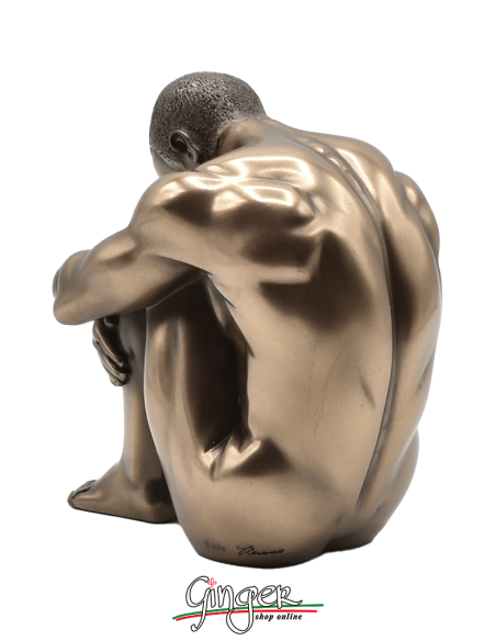 Statua di ragazza distesa - 20 cm