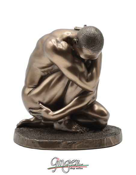 Statua di ragazza distesa - 20 cm