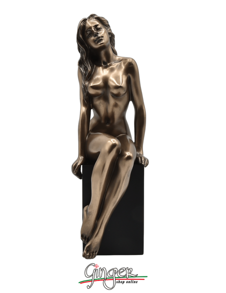 Statua di ragazza distesa - 20 cm