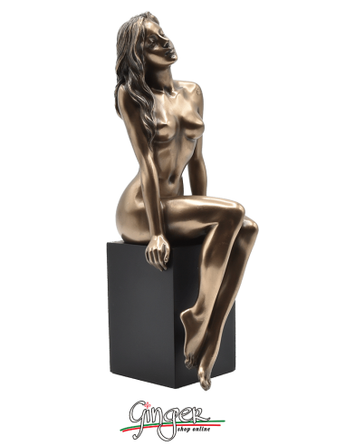 The Body: woman on cube A - 21 cm (8,27") height