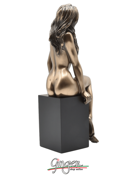 Statua di ragazza distesa - 20 cm