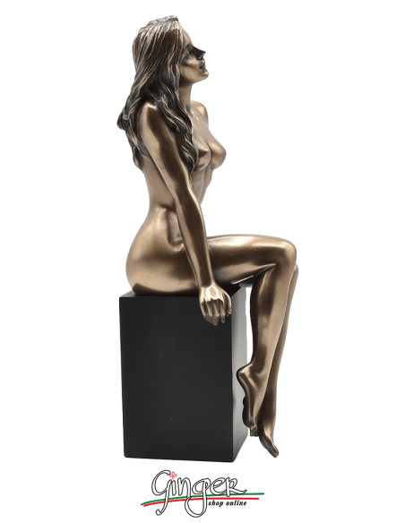 Statua di ragazza distesa - 20 cm