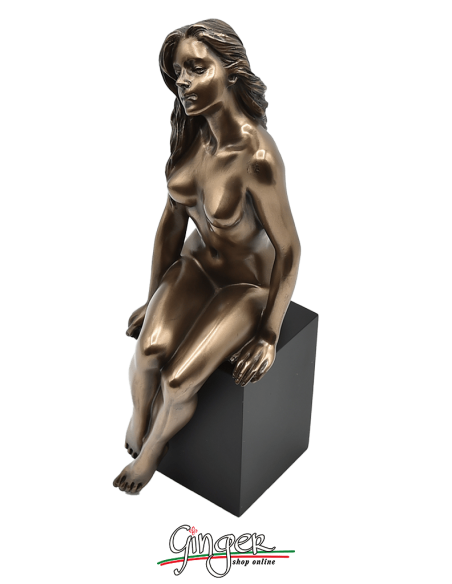 Statua di ragazza distesa - 20 cm