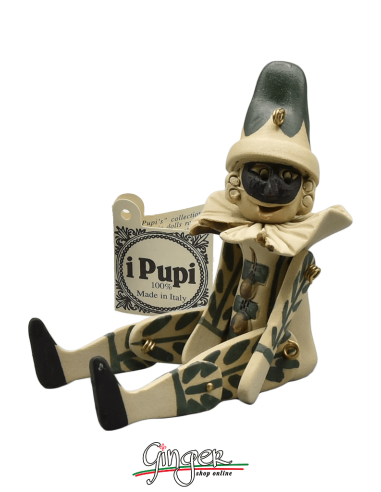 "i Pupi" Unique and collectible pieces: Italian Masks - height 13 cm (5.12") - Brighella