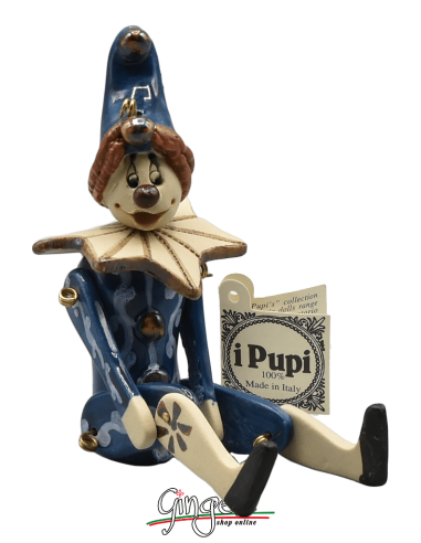 "i Pupi" - altezza 13 cm - Clown