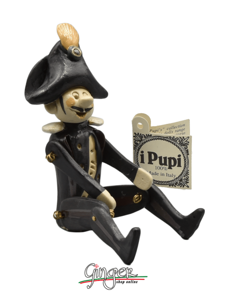 "i Pupi da collezione" maschere italiane - altezza 13 cm - Gendarme