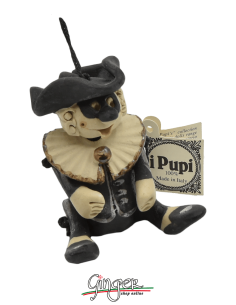 "i Pupi" Unique and collectible pieces: Italian Masks - 7 cm (2.76") - Balanzone
