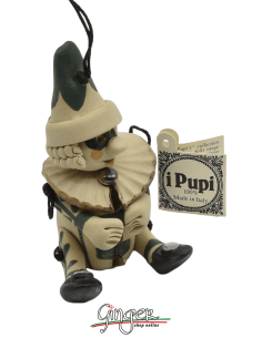"i Pupi" Unique and collectible pieces: Italian Masks - 7 cm (2.76") - Brighella