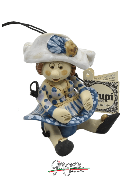 "i Pupi da collezione" maschere Italiane - 7 cm - Colombina