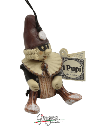 "I Pupi" Italian Masks - height 7 cm (2.76") - Pantalone