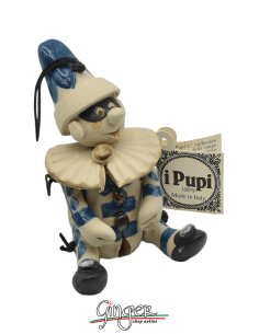 "i Pupi" Unique and collectible pieces: Italian Masks - 7 cm (2.76") - Scapino