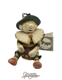 "i Pupi" Unique and collectible pieces: Italian Masks - 7 cm (2.76") - Tartaglia 2