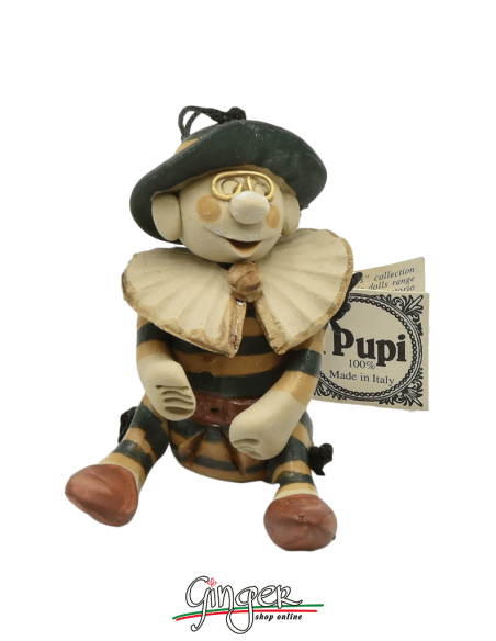 "i Pupi da collezione" maschere Italiane - 7 cm - Tartaglia