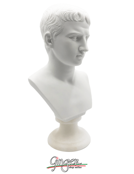 Antica Roma - Cesare Augusto o Ottaviano - busto 28 cm