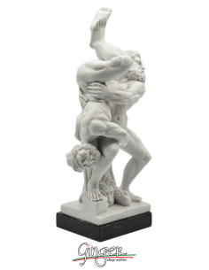 Ercole e Diomede - 27 cm con base in marmo 2
