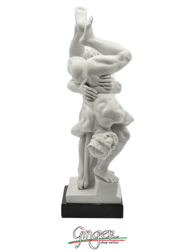 Ercole e Diomede - 27 cm con base in marmo