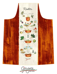 Kitchen apron Leonardo da Vinci 2