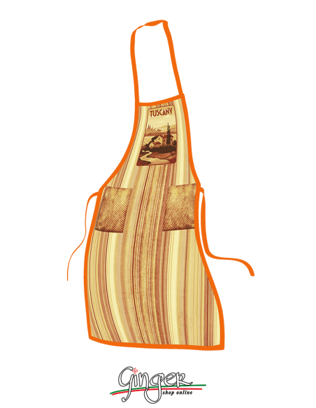 "Novità" Grembiule da Cucina - Toscana Paesaggio - GR1308