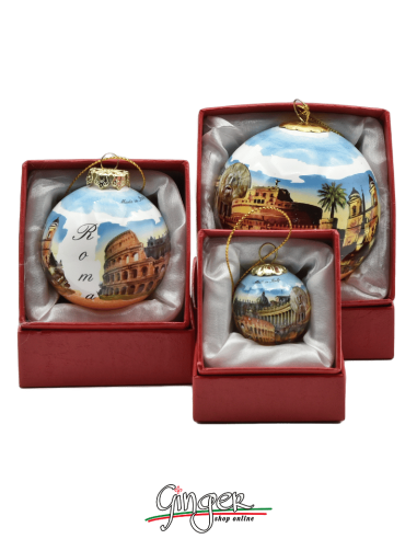 Christmas Ornaments: Monuments of Rome 1.35" - 2.36" - 3.14"