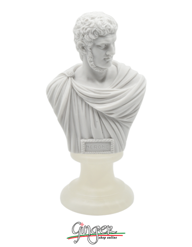 Ancient Rome - Emperor Nero (Nerone) - bust 5.1 in. (13 cm)