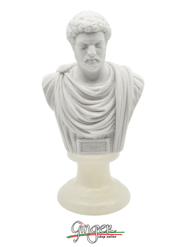 Ancient Rome - Emperor Hadrian (Adriano) - bust 5.1 in. (13 cm)