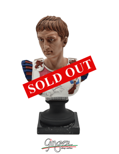 Roman Emperor - Caesar Augustus - bust 6.3 in. (16 cm) - Hand painted - COLLECTIBLE