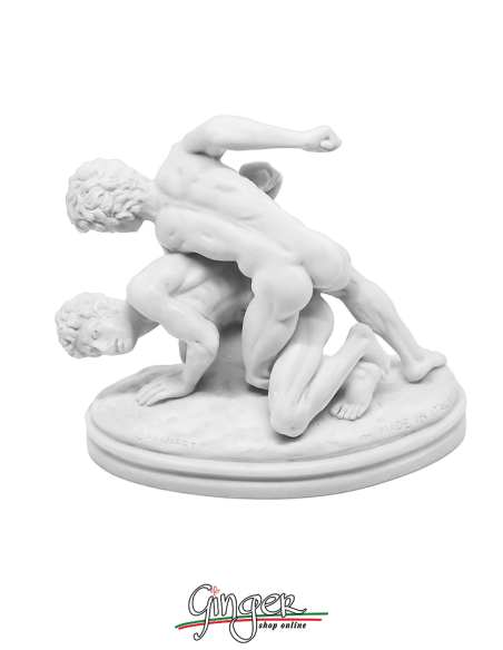Lottatori - Statue famose cm 11 - Patinata