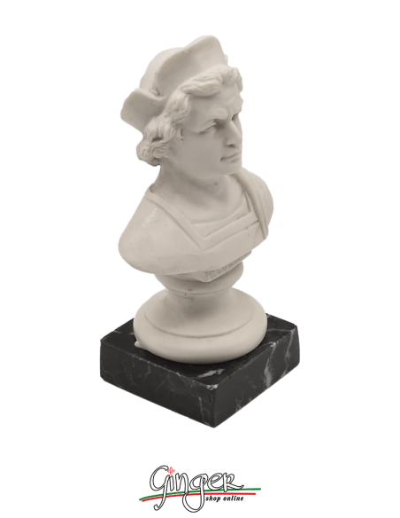 Cristoforo Colombo (Christopher Columbus) - bust 4.7 in. (12 cm)