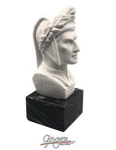 Dante Alighieri - busto patinato 10 cm 2