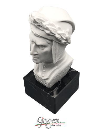 Dante Alighieri - busto patinato 10 cm