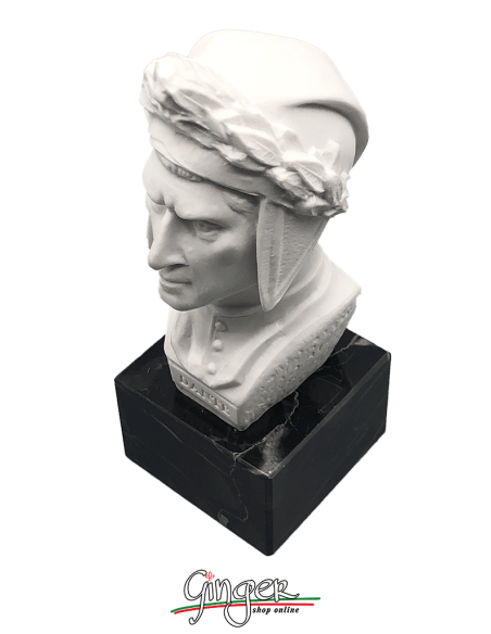 Dante Alighieri - busto patinato 10 cm