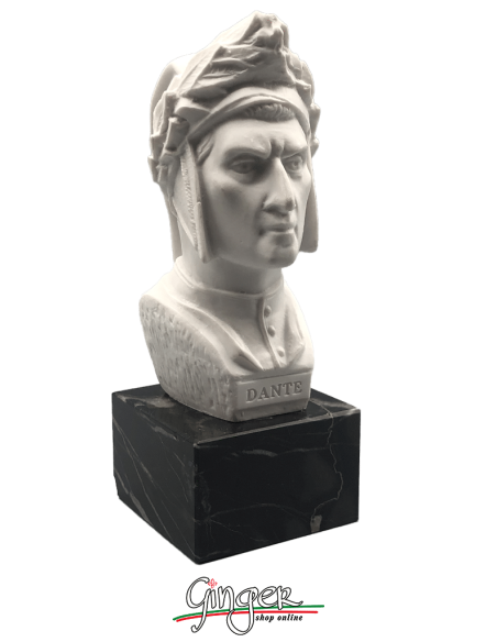 Dante Alighieri - busto patinato 10 cm
