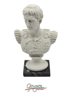 Antica Roma - Cesare Augusto o Ottaviano - busto 16 cm