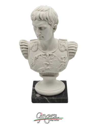 Ancient Rome - Caesar Augustus or Octavian - bust 6.3 in. (16 cm)