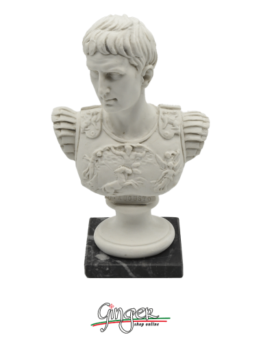 Roman Emperor - Caesar Augustus or Octavian - bust 6.3 in. (16 cm)