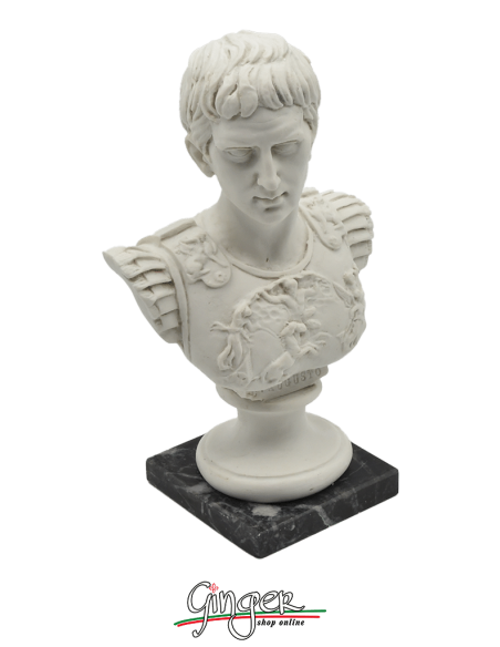 Antica Roma - Cesare Augusto o Ottaviano - busto 16 cm