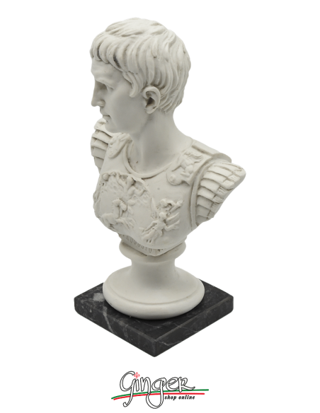 Antica Roma - Cesare Augusto o Ottaviano - busto 16 cm